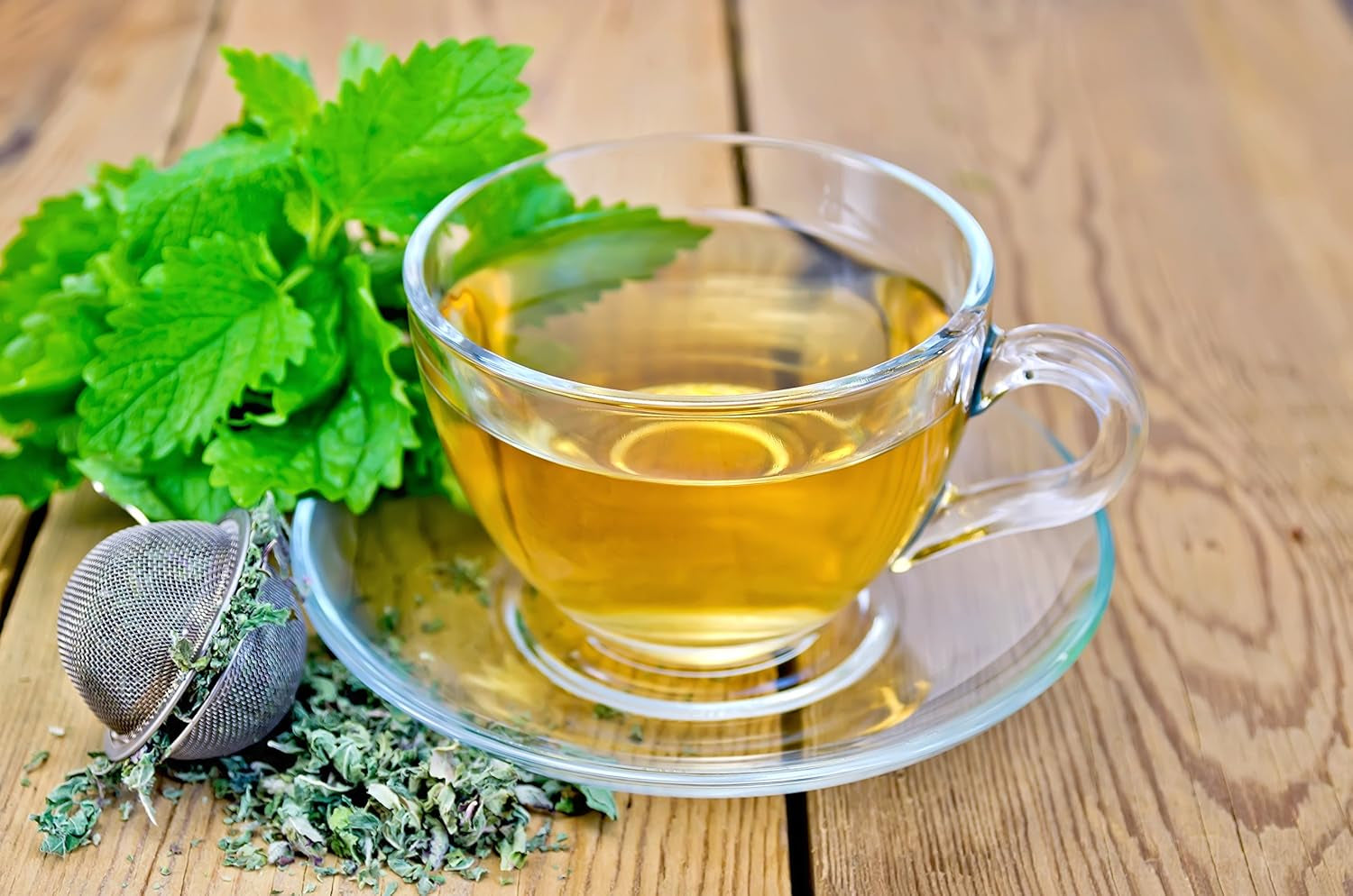 Lemon Balm Tea (Bulk Herbal Tea): Bulk Lemon Balm Leaf (Melissa Officinalis Caffeine Free) - Herbal Balm, Bulk Balm Leaf (Cut and Sifted), 1Lb (16Oz) U.S. Wellness Bulk Tea